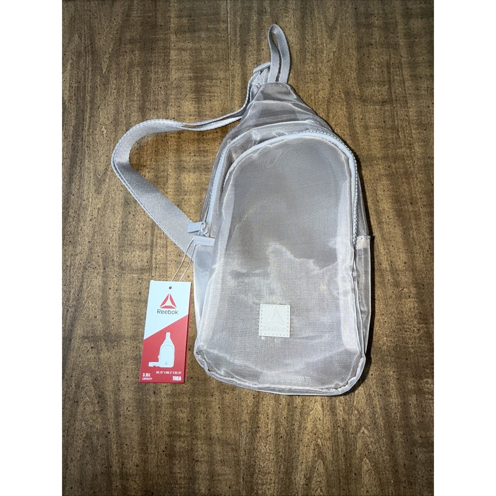 Reebok Thea Women's Crossbody Sling Bag Mesh, 3.15 Liter Capacity‎ Mocha